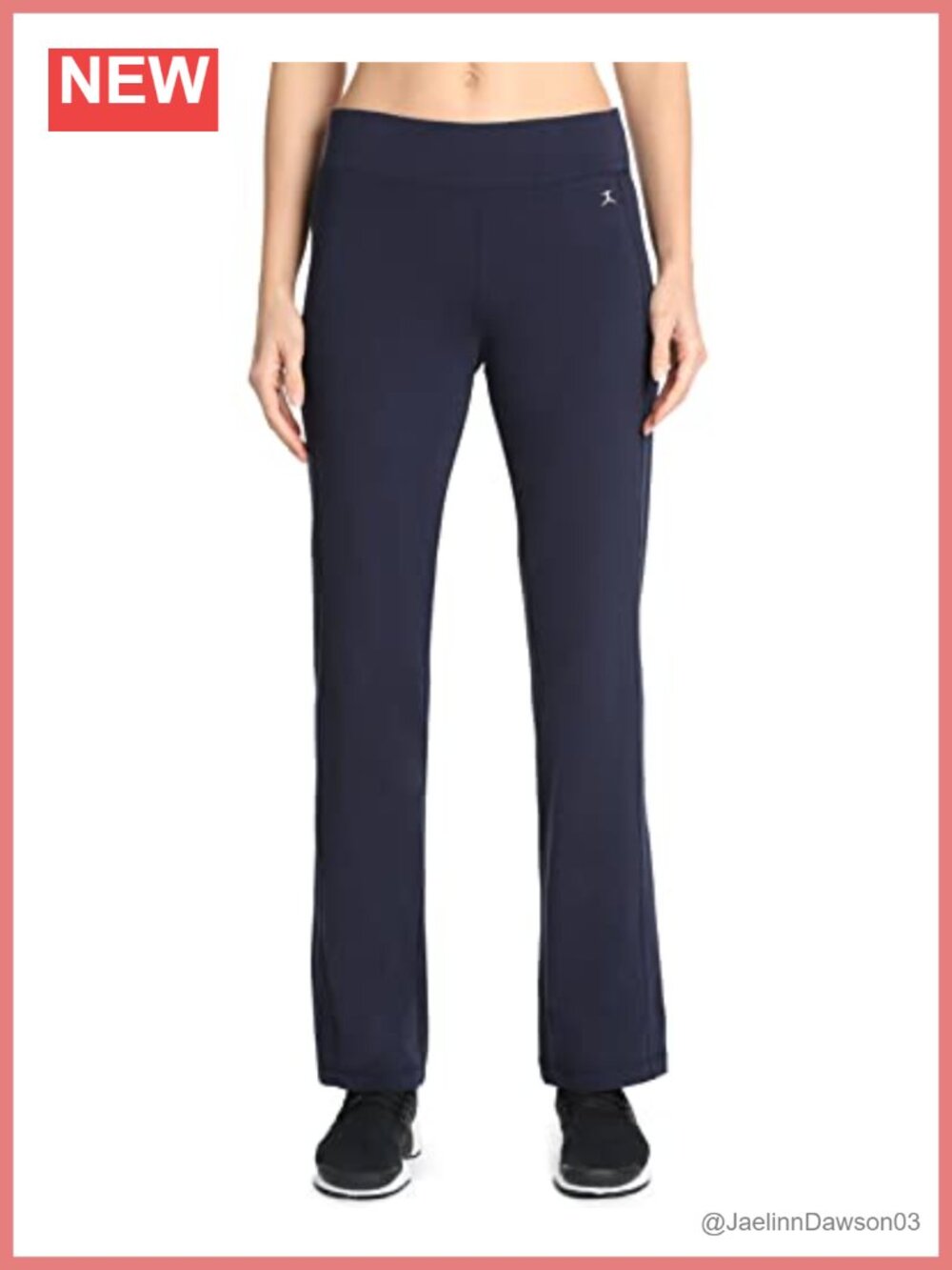 Women's Yoga Pants High Rise Flare Leg 31.5" Inseam Cotton Blend